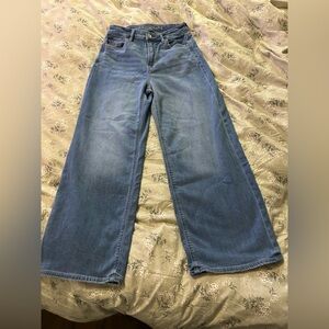 American Eagle Wide-Leg Blue Jeans